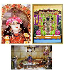 Krishna, Mahakaleshwar and Balaji - Set of 3 Posters