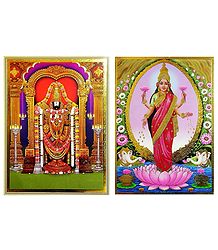 Balaji, Lakshmi - Set of 2 Posters 