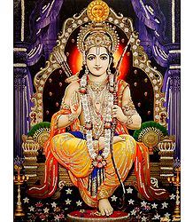 Lord Rama - Glitter Poster