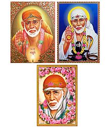 Shirdi Sai Baba - Set of 3 Posters