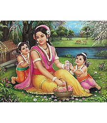 Sita with Luv and Kush - Poster