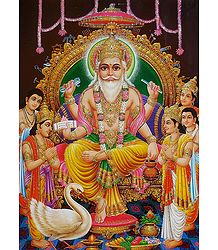 Vishwakarma - The Architect of Heaven - Glitter Poster
