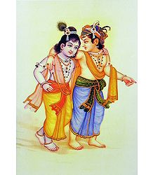 Krishna with Balaram