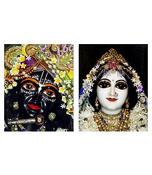 Radha Krishna - Set of 2 Photo Prints