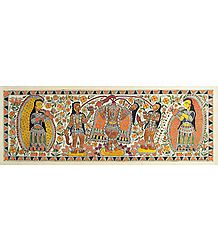 Chhinnamasta Kali - Madhubani Folk Art