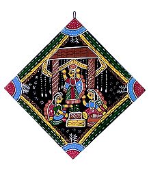 Village Women Doing Daily Chores - Wall Hanging