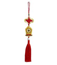 Divya Mantra and Kaalchakra - Double Sided Car Hanging
