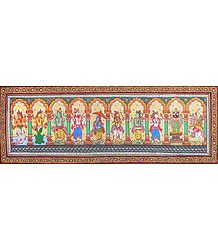 Dashavatara - Ten Incarnations of Lord Vishnu