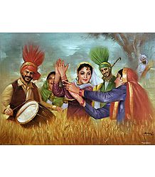 Vaisakhi Festival of Punjab - Poster