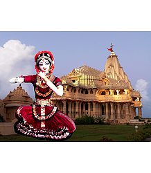 Bharatnatyam Dancer - Unframed Photo Print on Paper