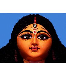 Face of Goddess Durga - Photo Print