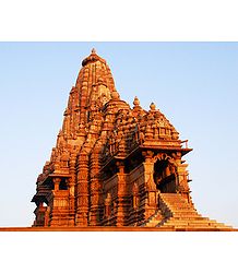 Kandariya Mahadev Temple During Sunrise, Kahjuraho - Madhya Pradesh, India