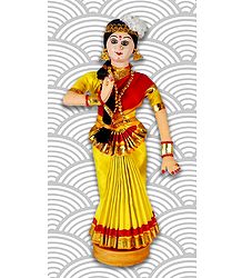 Mohini Attam Dancer - Unframed Photo Print on Paper