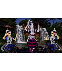 Odissi Dancers - Unframed Photo Print on Paper 
