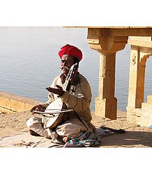 Folk Singer from Jaisalmer - Rajasthan, India