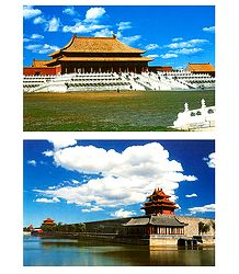 Forbidden City, China - Set of 2 Postcards
