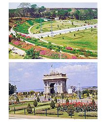 Brindavan Garden,Mysore - Set of 2 Postcards