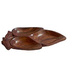 Wood Carved Ritual Tray