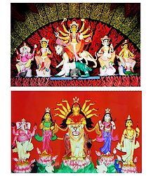 Devi Durga - Set of 2 Posters