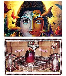 Shiva,Mahakaleshwar Jyotirlinga - Set of 2 Posters