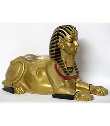 The Great Sphinx of Egypt with Candle Holder