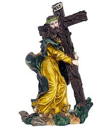Jesus Carrying the Crucifix - Resin Statue