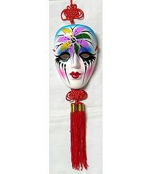 Painted Mask - Wall Hanging