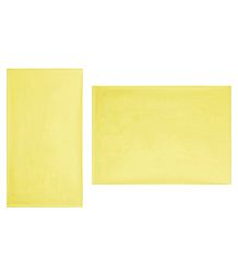 Plain Light Yellow Synthetic Saree