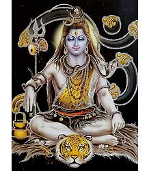 Lord Shiva - Glitter Poster