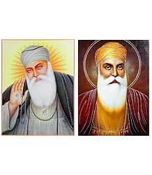 Guru Nanak - Set of 2 Glitter Posters