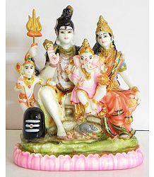 Shiva, Parvati, Ganesha and Kartikeya