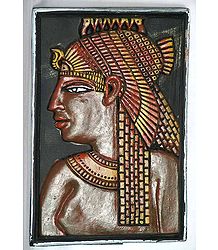 Egyptian Face in Terracotta