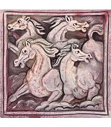 Hussain's Horses - Wall Hanging