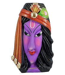 Krishna Face Flower Vase