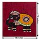 Royal Elephant - Batik Painting