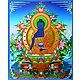 Medicine Buddha - Unframed Thangka Poster - Reprint on Paper
