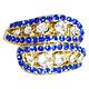 Blue and White Stone Studded Ring