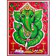 Lord Ganesha Made of Leaf