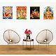 Lakshmi, Saraswati,Ganesha and Vaishno Devi - Set of 4 Posters