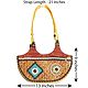 Cane Bag with Two Zipped Pocket with Bead Work