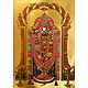 Lord Venkateshwara and Sampurna Vastuyantram - Set of 3 Golden Metallic Paper Poster