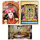 Krishna, Mahakaleshwar and Balaji - Set of 3 Posters