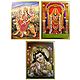Lord Venkateshwara,Krishna,Vaishno Devi - Set of 3 Posters