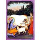 Krishna, Yashoda and Pooram Festival - Double Sided Laminated Poster