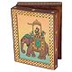 Royal Excursion - Jewelry Box with Gemstone Painting
