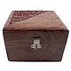 Brass Inlay Wooden Jewelry Box