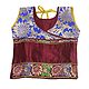 Yellow Ghagra and Maroon Choli with Gorgeous Border for Baby Girl