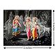 Radha, Krishna and Balarama with Gopis and Gopinis of Vrindavana