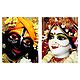 Set of 2 Radha Krishna Picture