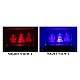 3-D Etched Glass Buddhist Deities with Changing Colors